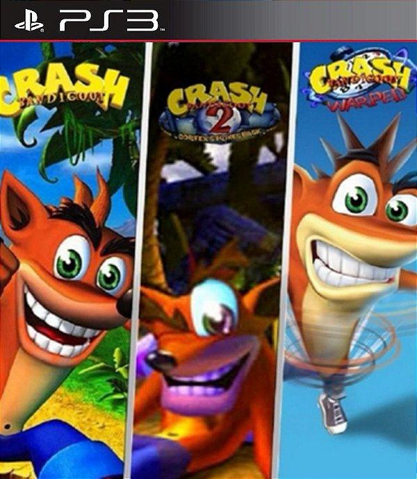 CRASH BANDICOOT TRILOGY 1+2+3 PS3 MIDIA DIGITAL